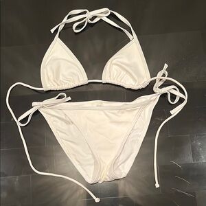 Victorias Secret White Bikini Set